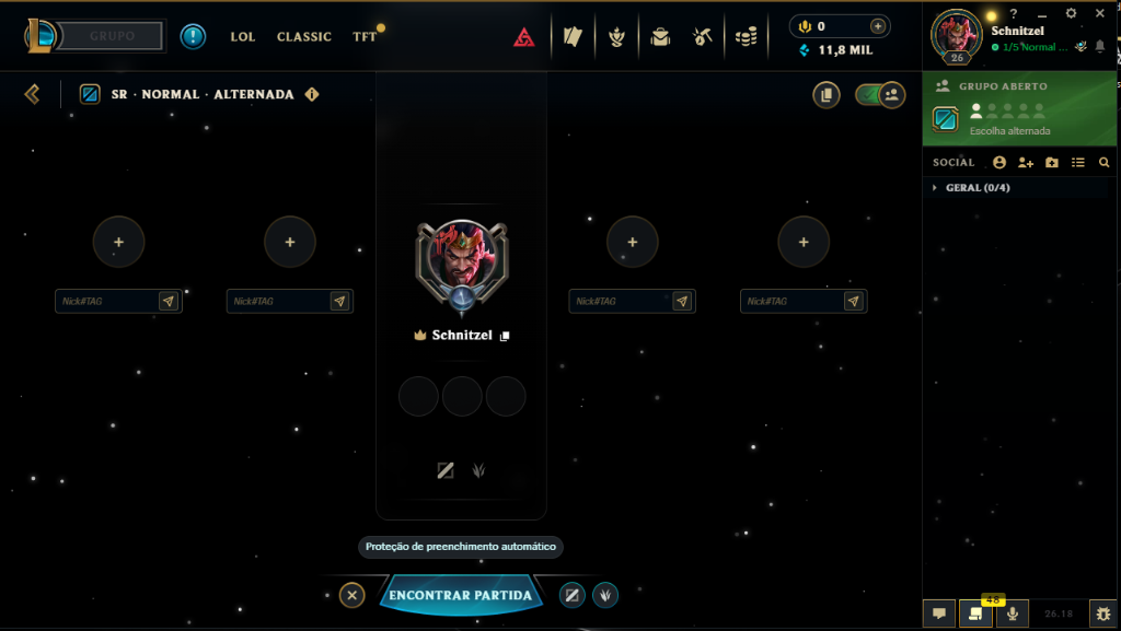 Convite rápido no lobby